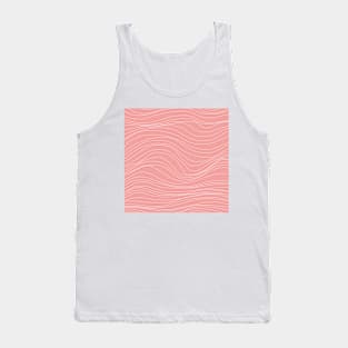 Aesthetic Abstract Waves Tank Top
